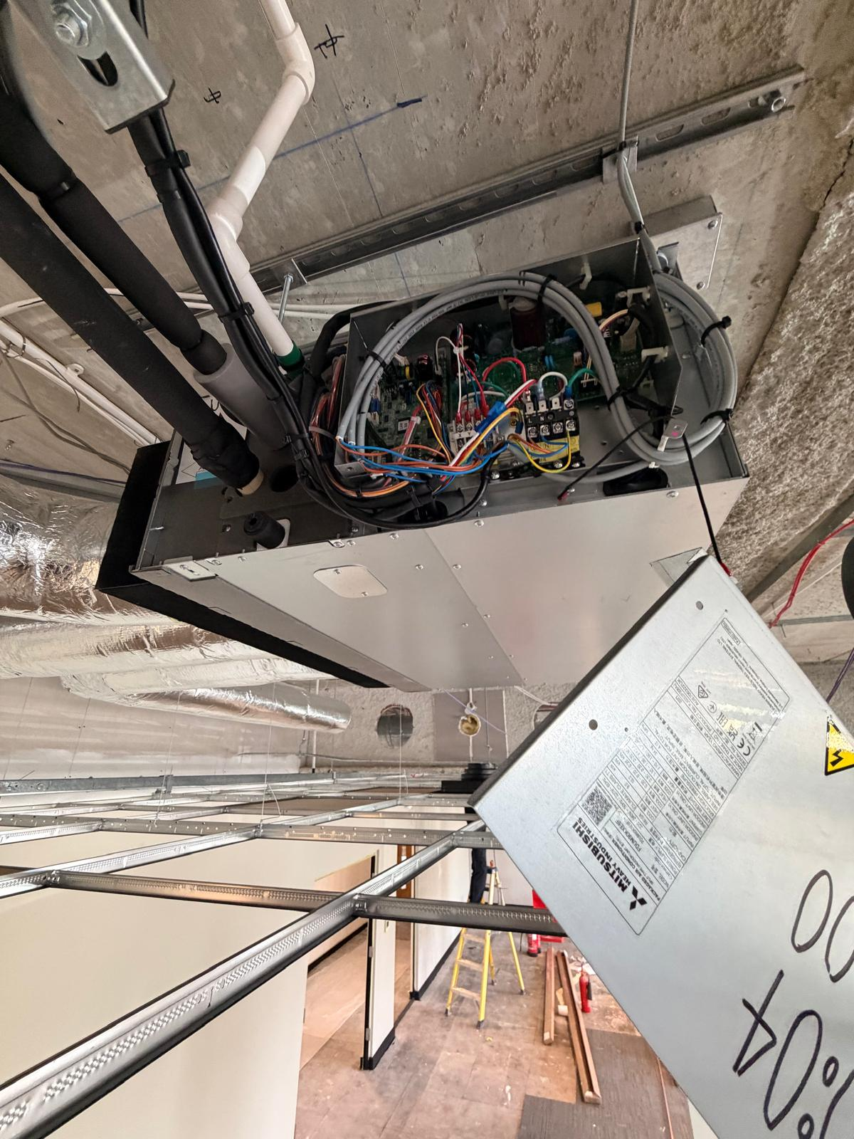 Mitsubishi Heavy Industries indoor unit — controls wiring